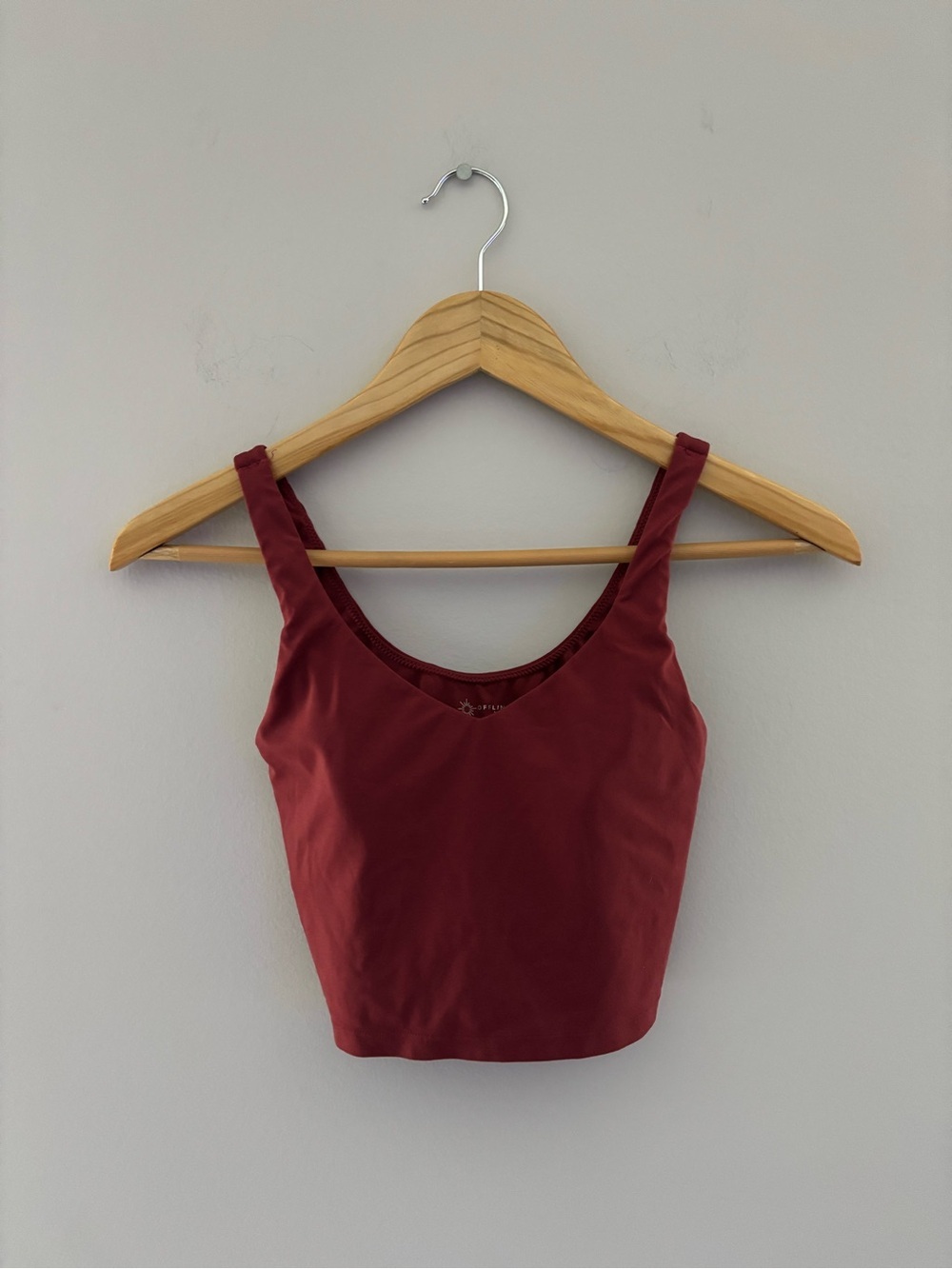Aerie OFFLINE Burnt Rust Crop Top Women’s Athletic Athleisure Top Size Small